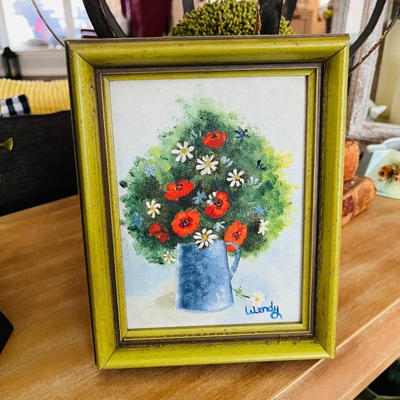 Vintage Other - VTG Daisy painting